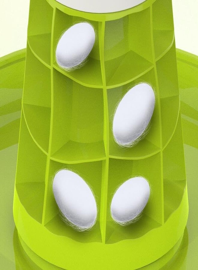 LinaLife Snail Observation Terrariums Breeding Box, Round Snail Habitat Starter Terrarium Kit, Snail Feeding Box, Ideal for Snails, Beetles, Spiders, Small Reptile Insect Feeding bin Ecological Box - Image 4